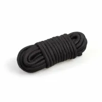 secret play shibari lina bondage 10m czarna bawełna poliester
