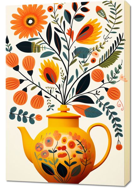 Obraz 60x90cm Bujna Herbata zdjęcie 1