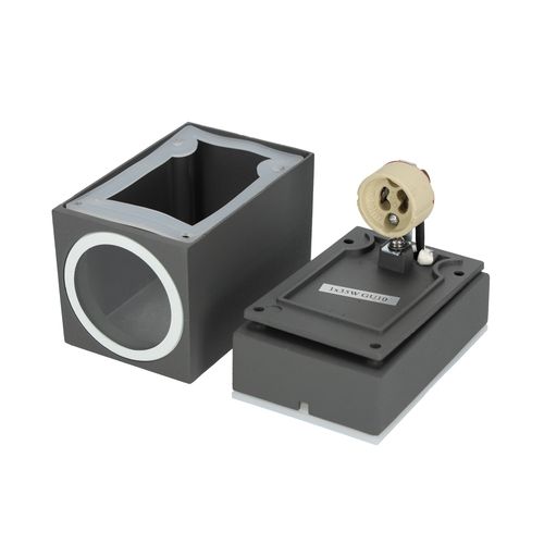 Lampa ścienna do ogrodu MICASA3 szara na Arena.pl