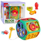 Zabawka Edukacyjna Kostka Interaktywna Wielofunkcyjna 8w1