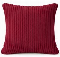 Poszewka dekoracyjna Jasiek struktura toczona 40x40 czerwona