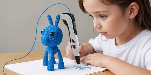 DŁUGOPIS 3D DLA DZIECI WERSJA PRO DRUKARKA MAGICZNY 3D + WKŁADY 160 METRÓW na Arena.pl