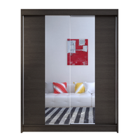 Szafa przesuwna Camino II z lustrem 150cm - CHOCO