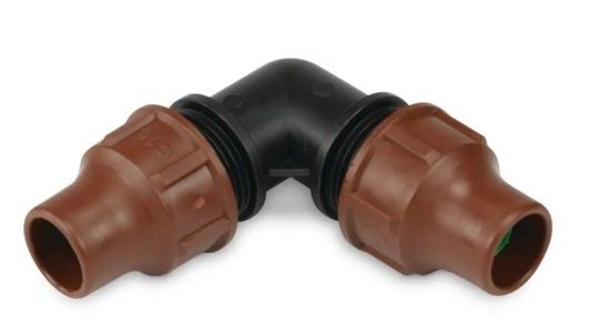 Kolano PP 16 mm lock brązowy type BF-22 lock zdjęcie 1