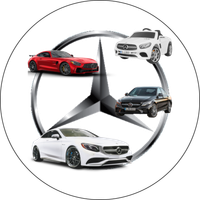 Opłatek na tort Mercedes Auto Samochód Logo Urodziny 18 30 40 50