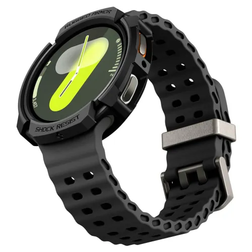 Etui Spigen Rugged Armor na Samsung Galaxy Watch 8 44 mm - czarny mat na Arena.pl