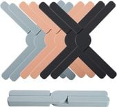 Składane Silikonowe Podkładki Pod Gorące Naczynia 6 Sztuk 22cm Kolorowe