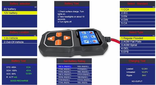 Miernik baterii Konnwei KW218 na Arena.pl