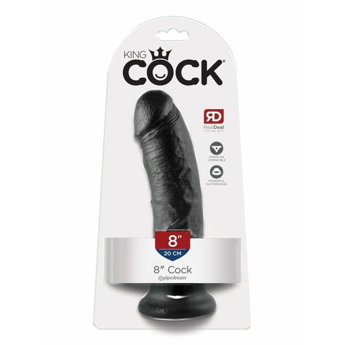 Dildo Pipedream King Cock Czarny na Arena.pl