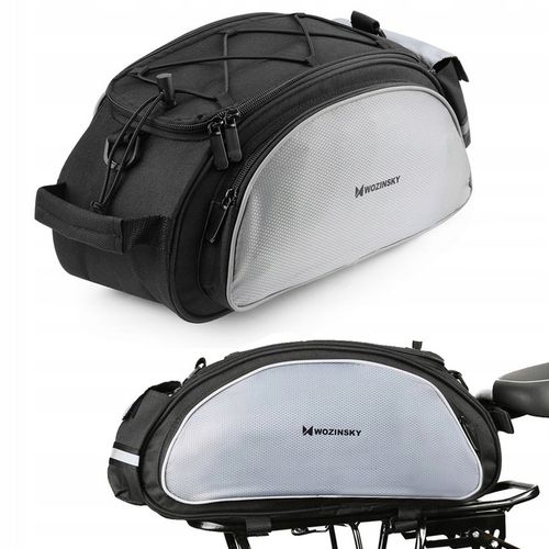 WOZINSKY TORBA ROWEROWA SAKWA NA BAGAŻNIK 13L KUFER NA BAGAŻNIK POJEMNY na Arena.pl