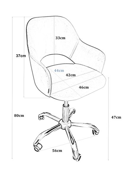 Fotel obrotowy biurowy Milano BL06 zdjęcie 2