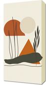 Obraz 30x60cm Beżowe Spojrzenie