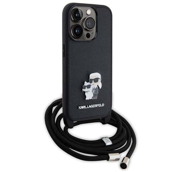 Etui Karl Lagerfeld do iPhone 15 Pro, Czarny zdjęcie 3
