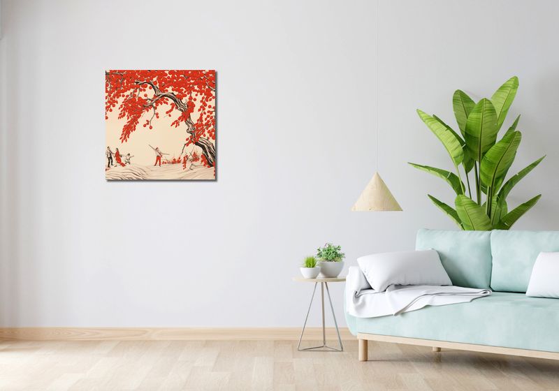 Obraz 60x60cm Piękno Prostoty Życia zdjęcie 2