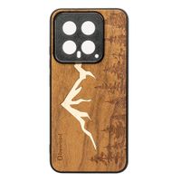 drewniane etui bewood na xiaomi 14 pro góry imbuia