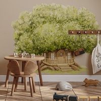 Naklejka Domek Drzewo DK473