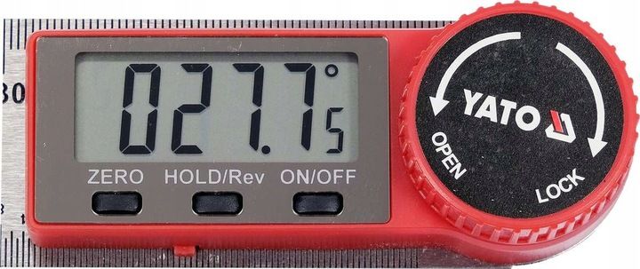 KĄTOMIERZ ELEKTRONICZNY CYFROWY YATO 200mm 360° zdjęcie 4