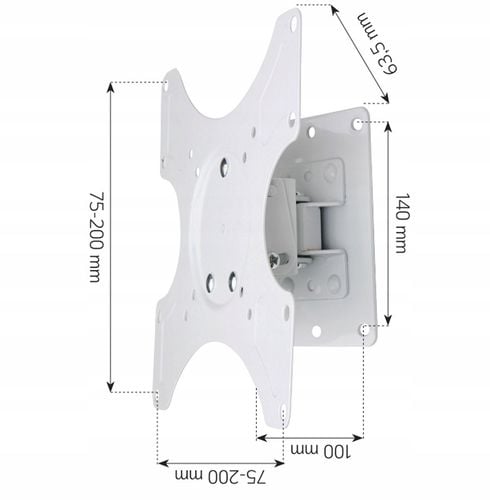 Uchwyt ścienny Techly 19"-37", 25kg obrotowy na Arena.pl
