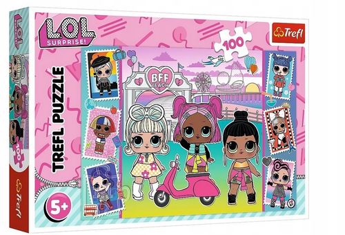 PUZZLE 100 ZDJĘCIA LALECZEK/MGA LOL SUPRISE! 16443 na Arena.pl