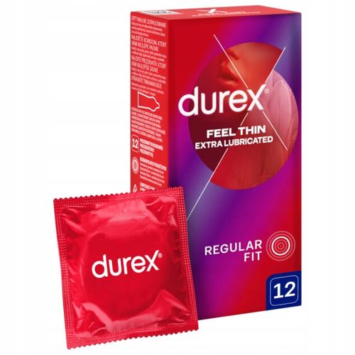 Prezerwatywy DUREX Fetherlite Elite 12 sztuk CIENKIE Dodatkowo na Arena.pl