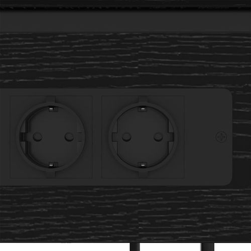 Szafka Nocna Czarny dąb 28.1 x 40.9 x 75 cm na Arena.pl