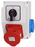 ROZDZIELNICA SKRZYNKA BUDOWLANA Z WYŁĄCZNIKIEM L0P 32A 5P 230V