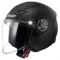 KASK OTWARTY LS2 AIRFLOW II SKUTER MOTOR CZARNY MAT OF616 ROZMIAR S
