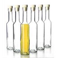 6x KADAX Butelki 250ml Na Nalewki Z Korkiem fi17