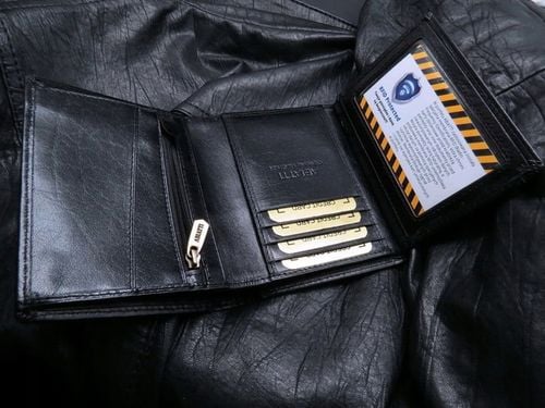 SKÓRZANY PORTFEL MĘSKI ABIATTI OCHRONA KART RFID ! na Arena.pl