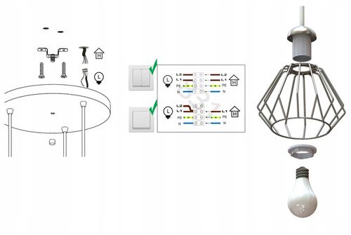 LAMPA WISZĄCA SUFITOWA ŻYRANDOL BRYLANT LED 724-E3 na Arena.pl