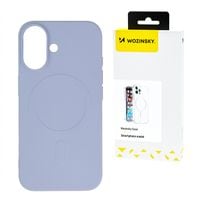 silikonowe etui na samsung galaxy s24 fe silicone case magsafe - fioletowe