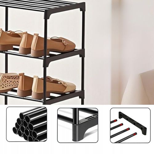 SZAFKA NA BUTY OBUWIE PÓŁKA REGAŁ STOJAK ORGANIZER 3 POZIOMY SOLIDNA na Arena.pl