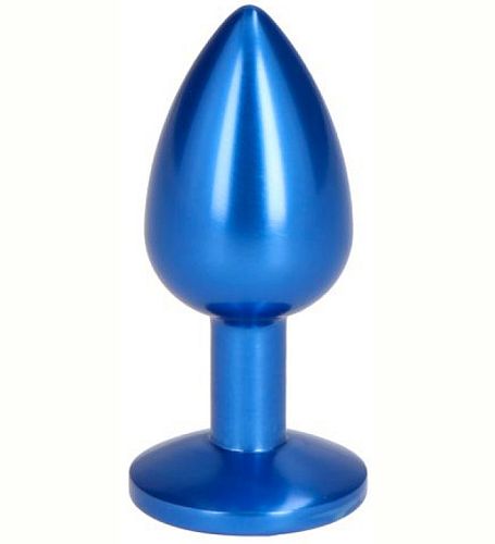Niebieski plug analny z kryształkiem na Arena.pl