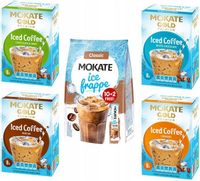 Zestaw Degustacyjny Kawa Mrożone Frappe Ice Coffe Mokka Carmel 5 szt MOKATE