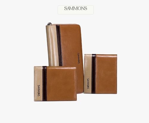 SAMMONS Krótki męski portfel Niebieski na Arena.pl