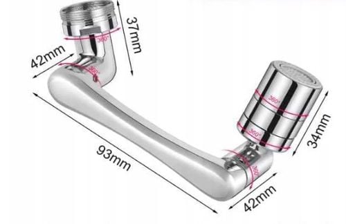 Adapter do kranu przedłużka z aeratorem perlatorem na Arena.pl