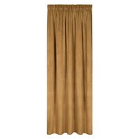 Zasłona welwetowa jednokolorowa na taśmie MELANIE 140x270 złota