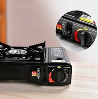 KUCHENKA GAZOWA TURYSTYCZNA PRZENOŚNA + 4x GAZ WALIZKA ADAPTER NA BUTLE 2w1