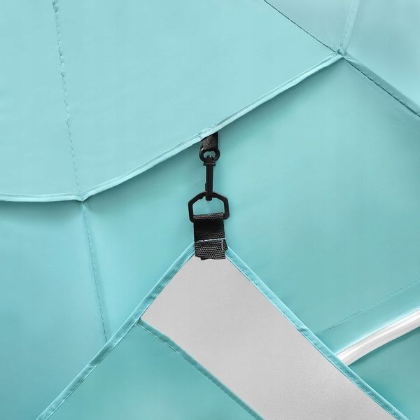 Duży parasol plażowy 2w1 namiot parawan ogrodowy składany w pokrowcu zdjęcie 14