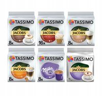 Kapsułki Tassimo Jacobs kawy mleczne, 5+1 opakowanie GRATIS!
