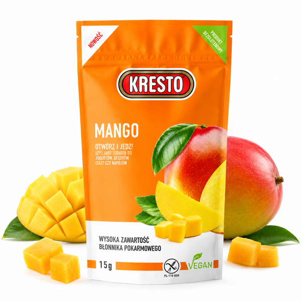 Kresto Liofilizowane mango 15 g zdjęcie 1