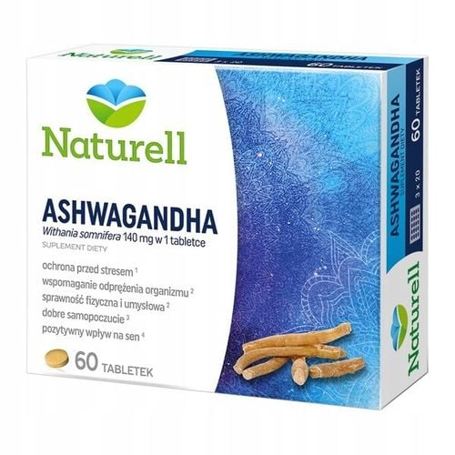Naturell ASHWAGANDHA 60 tabl. na Arena.pl