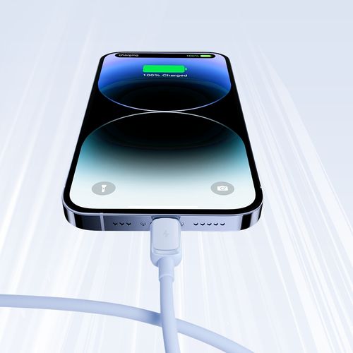 kabel przewód do iphone usb-a - lightning 2.4a 1.2m niebieski na Arena.pl