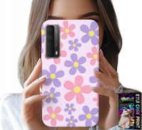 ETUI DO HUAWEI P SMART 2021 - KOLOROWE STOKROTKI, STOKROTKA, KWIATKI