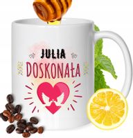 Kubek Dla Julii Koleżanki Przyjaciółki Żony Prezent Z Nadrukiem Biały 330Ml