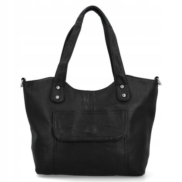 Torebka Shopper Bag Herisson 17B374 Czarna zdjęcie 3