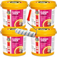 Zestaw Wałek Malarski 25cm + Folia w Płynie HALBAU D02 - 100kg