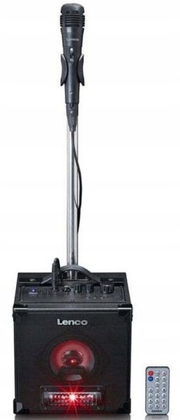 Głośnik AUX Bluetooth SD USB KARAOKE LED STOJAK zdjęcie 2