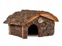 Domek dom schronienie drewniany dla jeża budka lęgowa legowisko