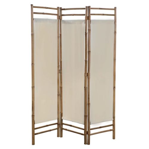3-Panelowy, Składany Parawan Bambus I Płótno, 120 Cm na Arena.pl